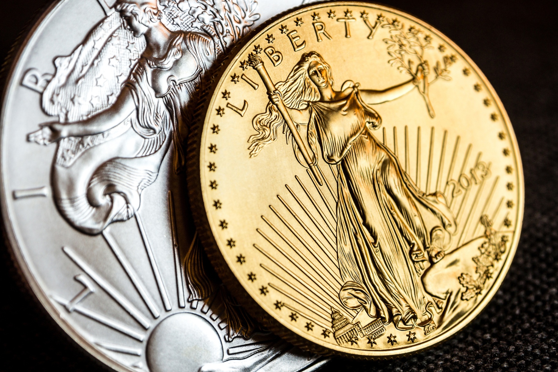 Gold coins collection